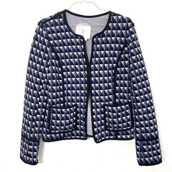 Hei Hei Anthropologie Textured Triangle Blazer - Picture 2 of 11
